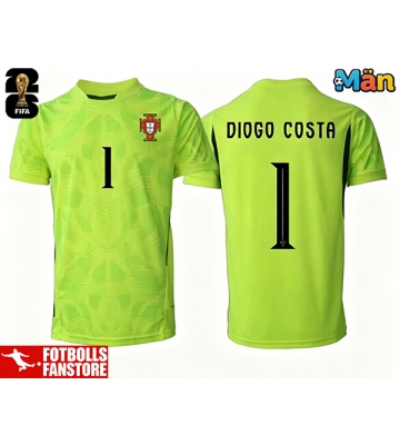 Portugal Diogo Costa #1 Målvakt Hemmatröja VM 2026 Kortärmad